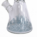 13" Water Pipe with Dragon design Ice Catcher and Beaker Base