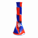 12" Silicone Water Pipe with Beaker Base