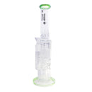 16" Water Pipe with Multiple Percs, Ice Catcher and steamless