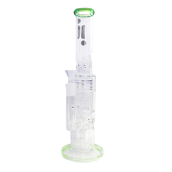 16" Water Pipe with Multiple Percs, Ice Catcher and steamless