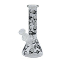 7.5" Water Pipe Glow in the Dark Alien Design