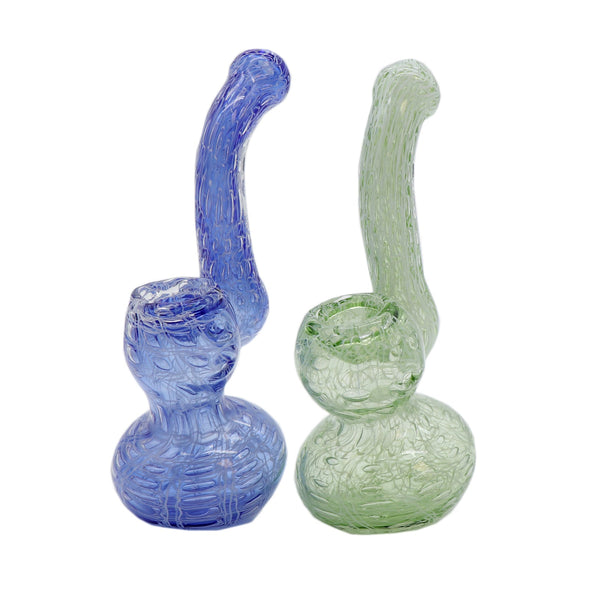 6" Cross Stripe Bubbler