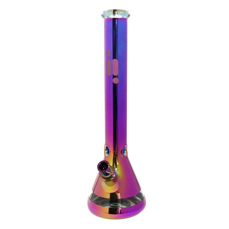 18" Metallic Water Pipe beaker base with Ice Catcher