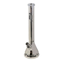 18" Metallic Water Pipe beaker base with Ice Catcher
