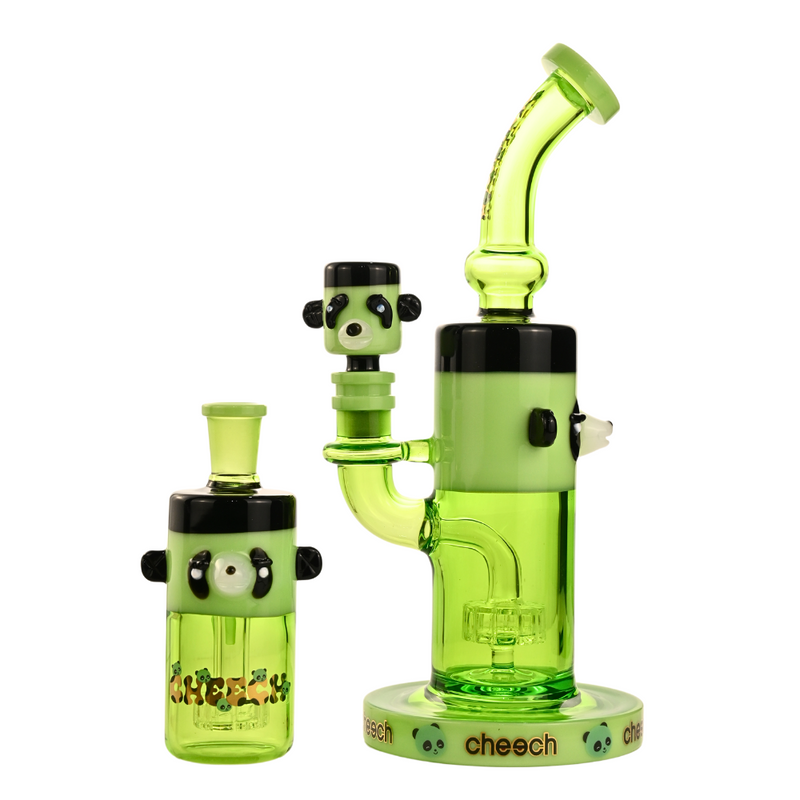 SC 9.5" Cheech Panda Bong with matching Ash Catcher