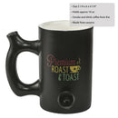 ROAST & TOAST PIPE MUG - SHINY BLACK WITH RASTA COLOR PRINT Mug Pipe Roast and Toast Gifts