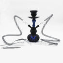 10"  Double Hose Spider Design Base Hookah