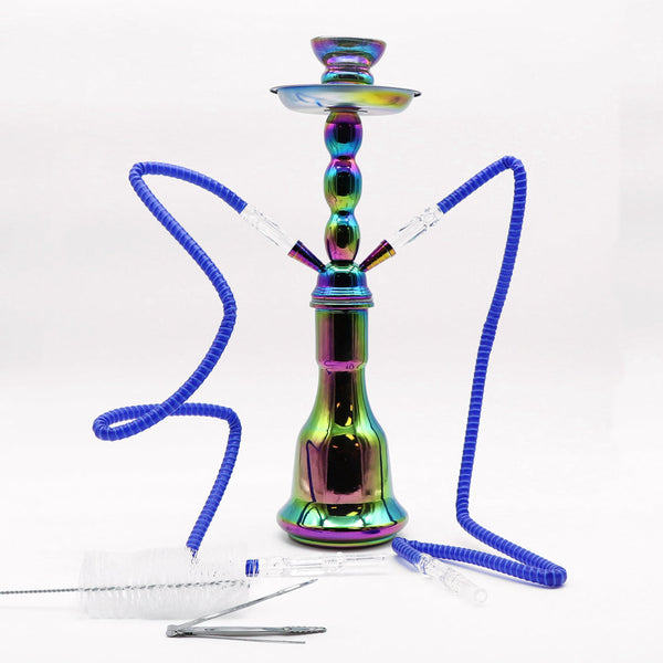 20"  Double Hose Rainbow Slick Design  Hookah