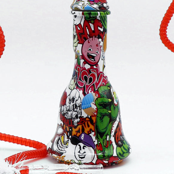 20" Double Hose Cartoon Base  Hookah