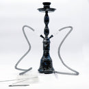 21" Double Hose Skull Design Base  Hookah