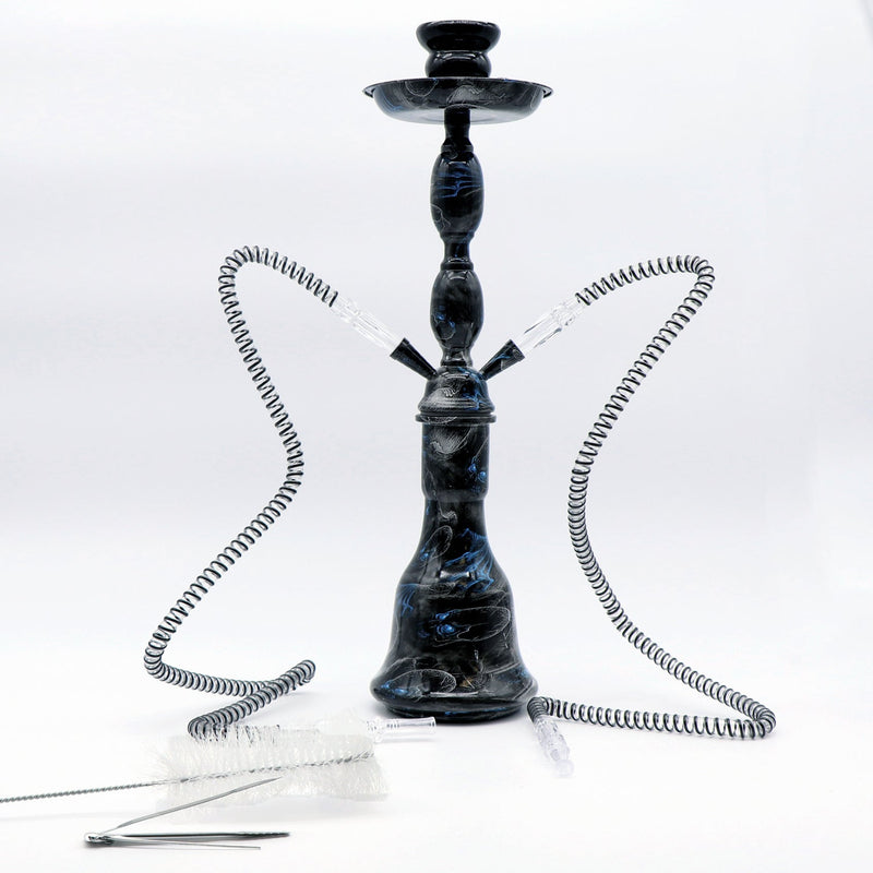 21" Double Hose Skull Design Base  Hookah