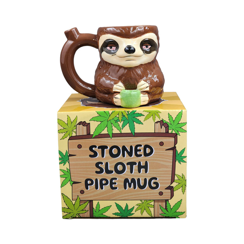 O Stoned sloth mug pipe