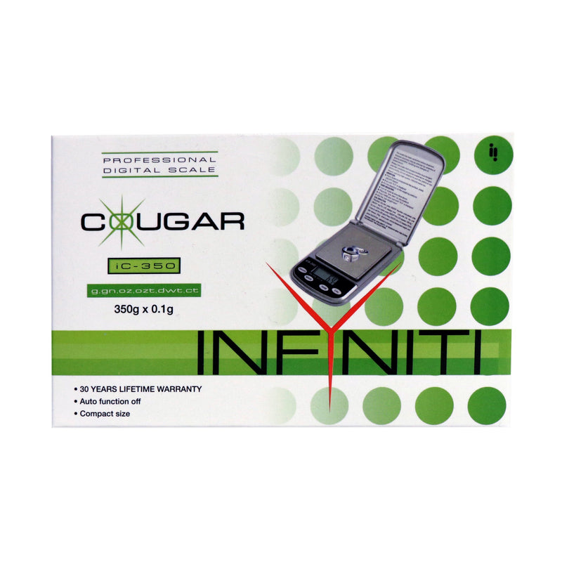 Cougar Digital Pocket Scale, 350g x 0.1g - Infyniti Scales