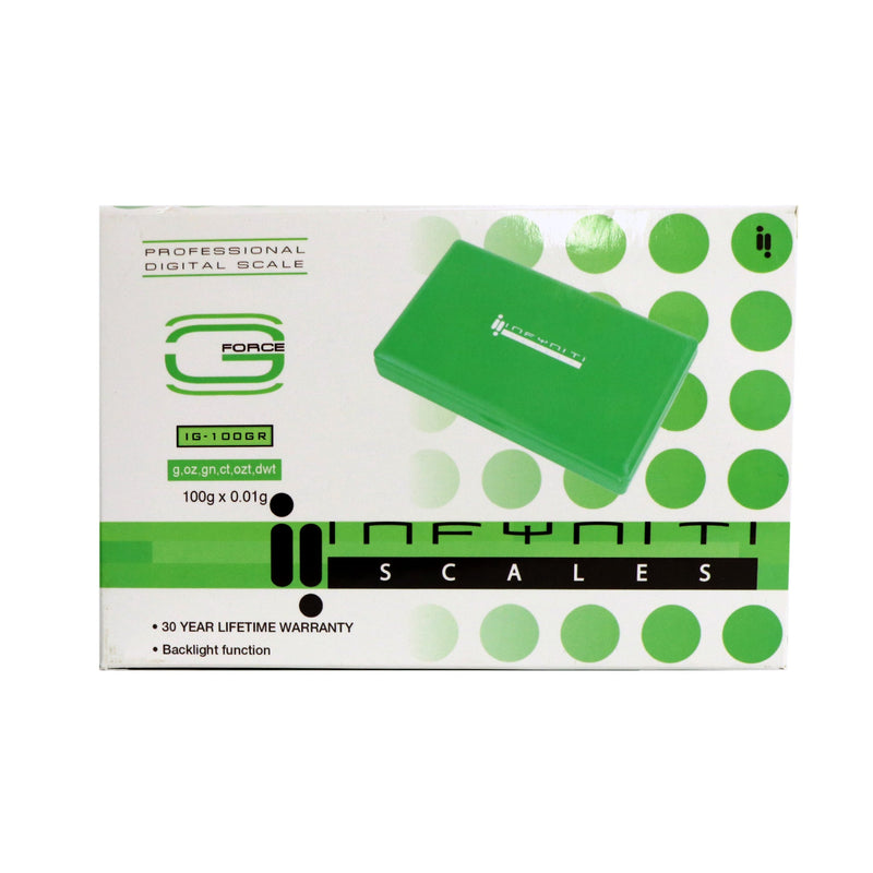 G-Force Digital Pocket Scale, 100g x 0.01g - Infyniti Scales