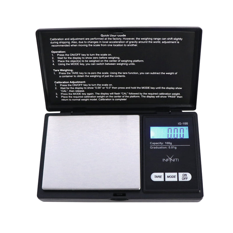 G-Force Digital Pocket Scale, 100g x 0.01g - Infyniti Scales