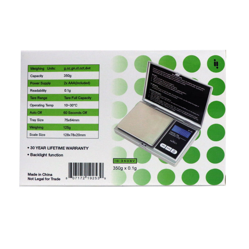 G-Force Digital Pocket Scale, 350g x 0.1g - Infyniti Scales