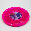 Multifunctional 360 Degree Rotating Led Spinning Rolling Tray Tray BANKA PINK