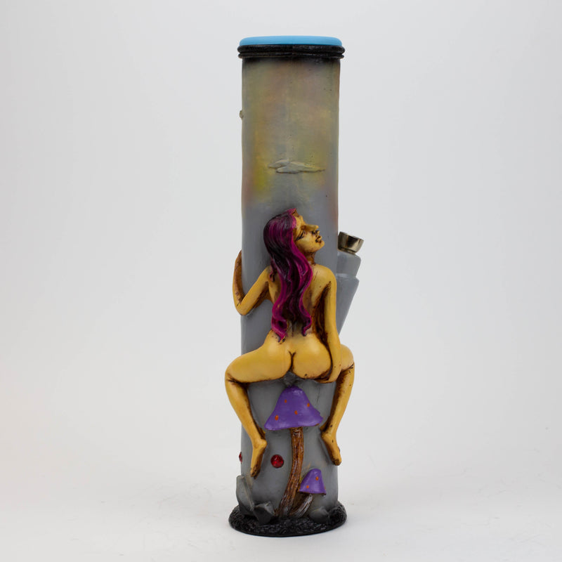 O 12.6" Resin water bong Glass Bong-Girl [AH184]