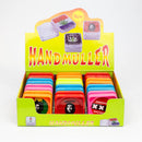 Square 2 Part plastic Grinders Box of 12 Display Pack BANKA