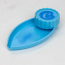 Plastic Grinder with mini leaf shape tray Box of 12 Display Pack BANKA