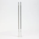 Glass open ended 6 slits downstem Downstem · Bowlstem ONE 6 1/2 inches