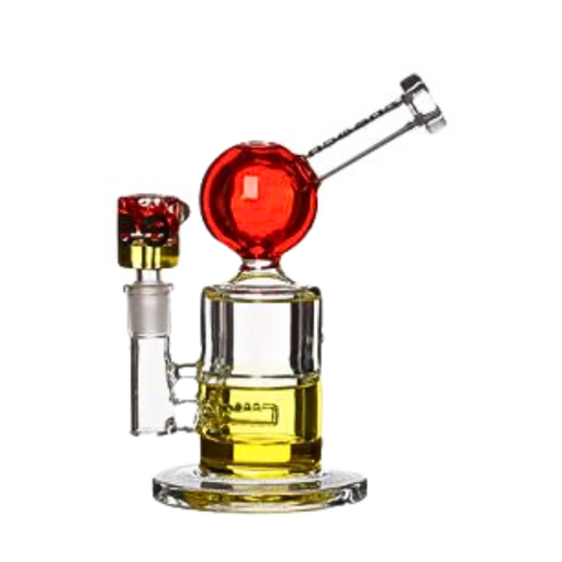 8" Cheech Double Color Side Inline Bong