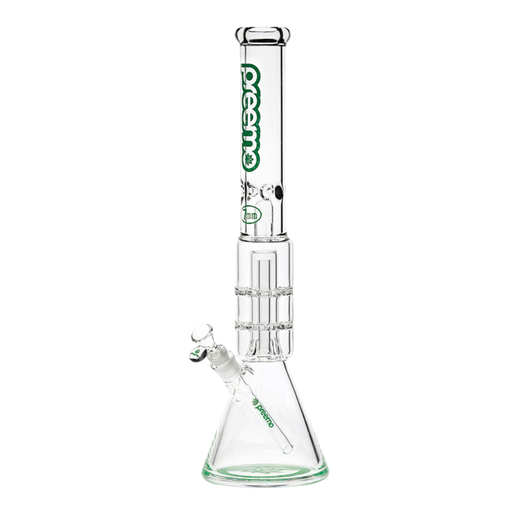 19" Preemo Glass Dome Over Double Disc Perc