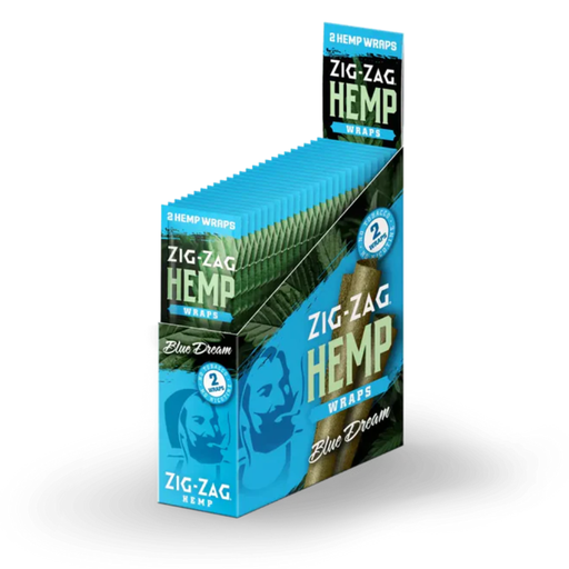 Zig-Zag Hemp Wraps 2 Wraps Per pack - 25ct