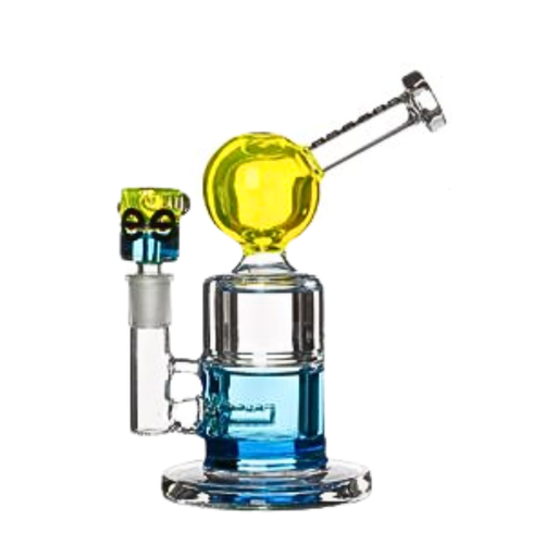 8" Cheech Double Color Side Inline Bong