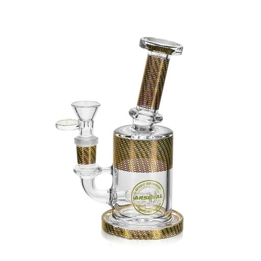 6.5" Arsenal Bead Weave Glass Rig