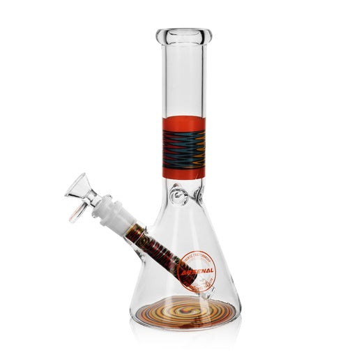 10" 5mm Arsenal Elysian Spiral Glass Bong