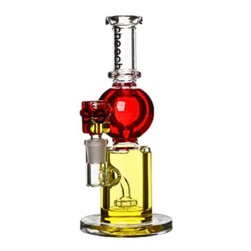 9" Cheech Double Color Bong with Perc