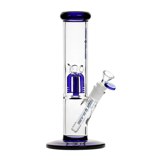 11" Nice Glass 4-Arm Mini Perc Straight Shooter