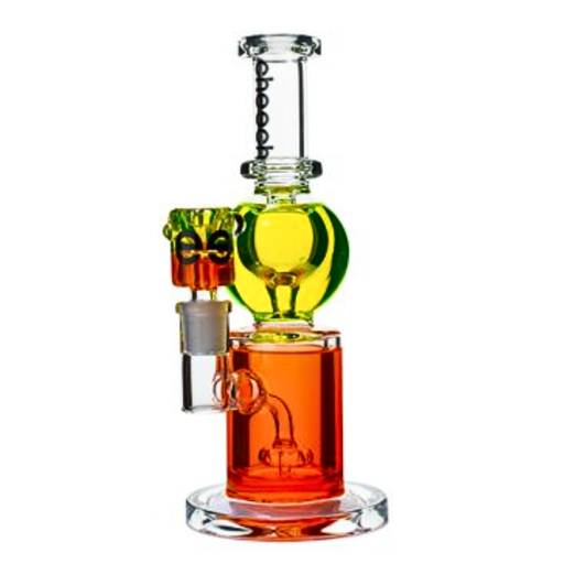 9" Cheech Double Color Bong with Perc