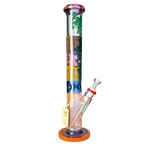 17" Cheech Multicolored Straight Tube