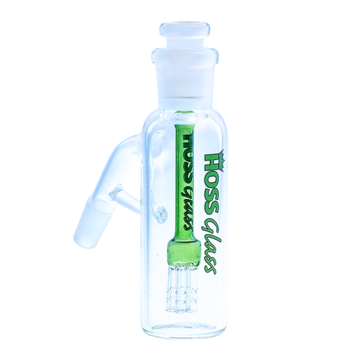 Hoss Glass 45 Degree 14mm Ash Catcher w/ 6-Arm Downstem