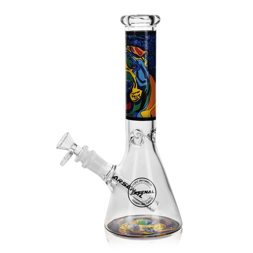 10" 5mm Arsenal Picasso's Spirit Glass Bong