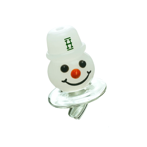 Hemper Snowman Glass Carb Cap