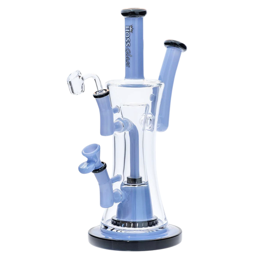 H 516 12" Hoss Two-Tone Double Bubbler