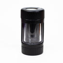 4-in-1 Magnify Led Jar with a grinder and one hitter Jar BANKA Black