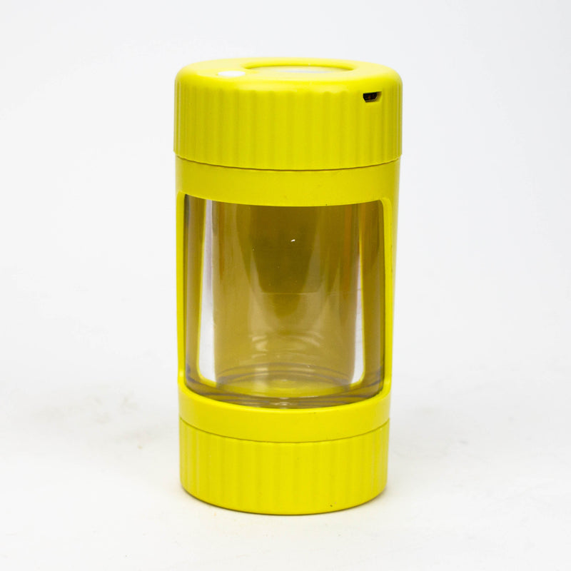 O 4-in-1 Magnify Led Jar with a grinder and one hitter