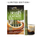 King Palm | 5 Mini Hand-Rolled with flavor tips Box of 15 Leaf Wrap Cannatron Irish Cream **Limited Edition