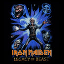 Iron Maiden | “Legacy of the Beast” Short Sleeve Men’s Black T-Shirt – Officially Licensed Rock Band Tee Short Sleeve Philcos