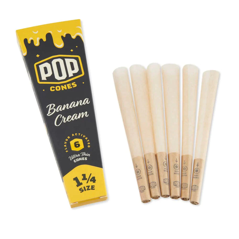 O Pop Cones | 1 1/4 6pk Pre-Rolled Cones with Flavor Tip 24ct Display