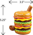 Cheese burger pipe Ceramic Pipe Roast and Toast Gifts