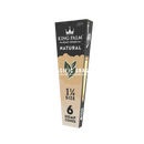 King Palm Natural cones 1 ¼ size 30 count display