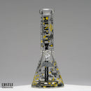 SC Castle Glassworks Kitty 12 inch 9mm Beaker Bong
