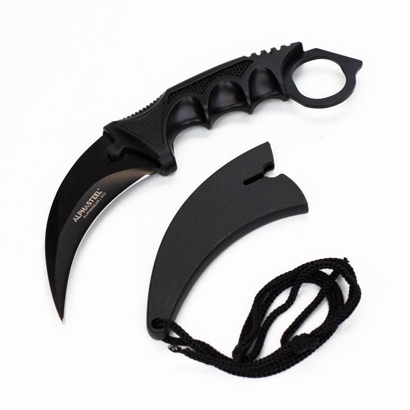 O ALPHASTEEL Hunting Knife - Karambit