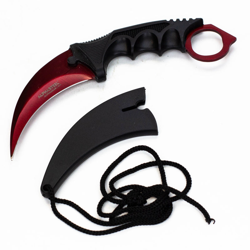 O ALPHASTEEL Hunting Knife - Karambit