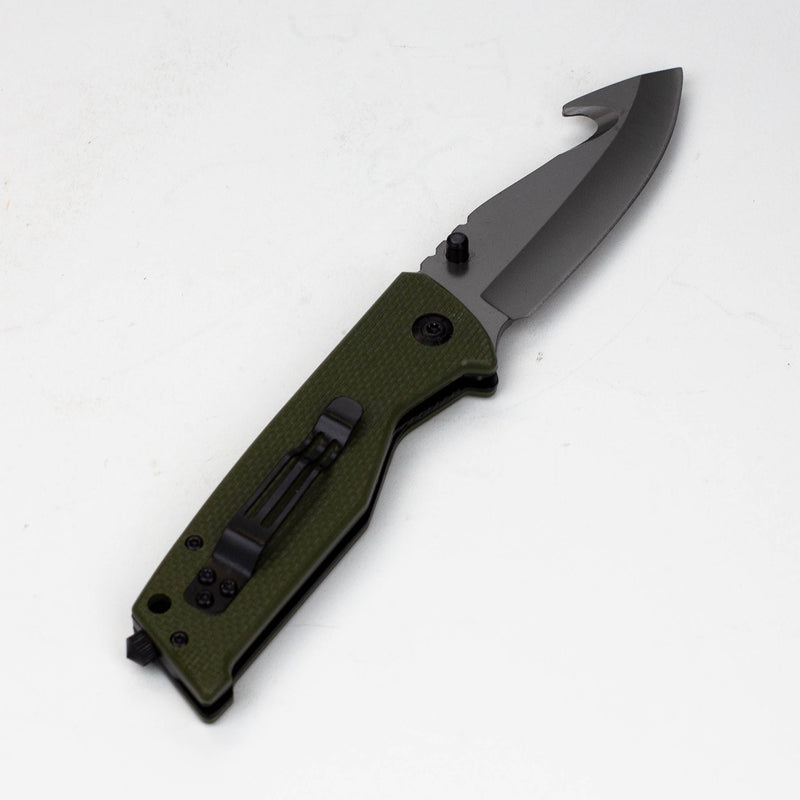 O ALPHASTEEL Hunting Knife - Military Fold